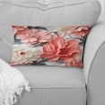 thumbnail image 4 of Designart "Coral Tranquility I" Tropical Printed Throw Pillow, 4 of 5