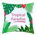 thumbnail image 3 of Paokuoon Pillow Cover Tropical Greenery Pillow Case proof Washable Tear Resistant, 3 of 6