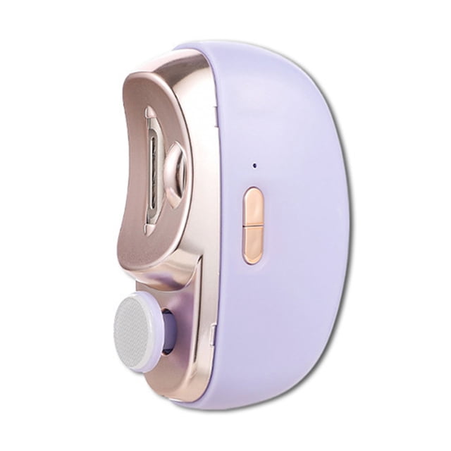 Hioecau Electric Nail Clipper with LED Light Adults Seniors Multi-functional Fingernail File Cutter Polisher Automatic Baby Nail Trimmer