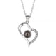 thumbnail image 2 of Collar de plata de ley S925 con proyección de "Te amo" en 100 idiomas para mujer, collar sencillo con memoria de amor hueco, cadena de clavícula, 2 of 5