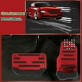 thumbnail image 2 of Consentbil Car Anti-Skid Foot Pedal, Car Non Slip Aluminum Alloy Pedal Pad, Accelerator Clutch Brake Pedals Cover Kit, No Drilling, Quick Installation, for Car and SUV, 2 of 7