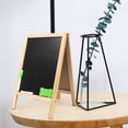 thumbnail image 3 of KAKOWELY double-sided chalkboards Magnetic Double-sided Blackboard Chalkboard Rectangular Hanging Blackboard Party Table Number Place Tag Message Board Signs Memo Board, 3 of 5