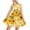 Yellow Cow Print Sunflowers, variant on FOR U DESIGNS Yellow Cow Print Sleeveless Skater Dress for Girls 9-10 Years Old Sunflowers Kids Tank Dress Breathable Knee Length Princess Dresses for Toddler
