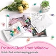 thumbnail image 4 of 100 Pack Mylar Resealable Foil Bags with Clear Window, Zipper Pouch Smell Proof Food Storage Bags for Cookies, Snacks, Samples, Small Business, 4x6 Inch White, 4 of 11