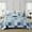 Blue/Beige/White, variant on PANGUSHAN 100% Cotton Quilt Set Queen Size, 3pcs Boho Elegant Bedspread Quilt Bedding Set for Queen Bed, Bohemian Reversible Lightweight Comforter Bed Spread, Green/Orange/Red