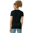 thumbnail image 3 of Gildan Women's Softstyle Cotton T-Shirt, Style G64000l, Multipack Small Black (2-pack), 3 of 6