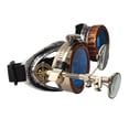 thumbnail image 2 of Gafas Steampunk Hugo Props Lentes de colores Gothic Punk Moda Azul para disfraces, 2 of 10
