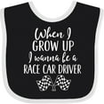 thumbnail image 3 of Inktastic Future Race Car Driver Childs Boys Baby Bib, 3 of 4