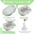 thumbnail image 3 of 14 Count Cat Litter Box Liners,37x18 inch Heavy Duty Self-Cleaning Cat Litter Bags with Drawstring,Disposable Tear-resistant Poop Bag for Pets, 3 of 8