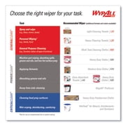 WypAll PowerClean X80 Cloths Heavy Duty Wipes (41025), Jumbo, Extended Use Towels, White (1 Roll of 455 Sheets, 455 Sheet Total)