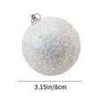 thumbnail image 3 of Christmas Balls Clearance,YgkuHd 3.54In Christmas Color Foam Mall Decoration Window Decoration Christmas Tree Pendant Color, 3 of 6