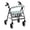 Panda Paw Prints, variant on HELLHERO Little Cow Flowers Seat & Backrest Covers Walker Rollator Seat Back Cover & Washable with Easy to Install for Elderly