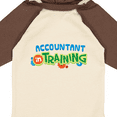 thumbnail image 4 of Inktastic Accountant in Training Accounting Boys or Girls Long Sleeve Baby Bodysuit, 4 of 5
