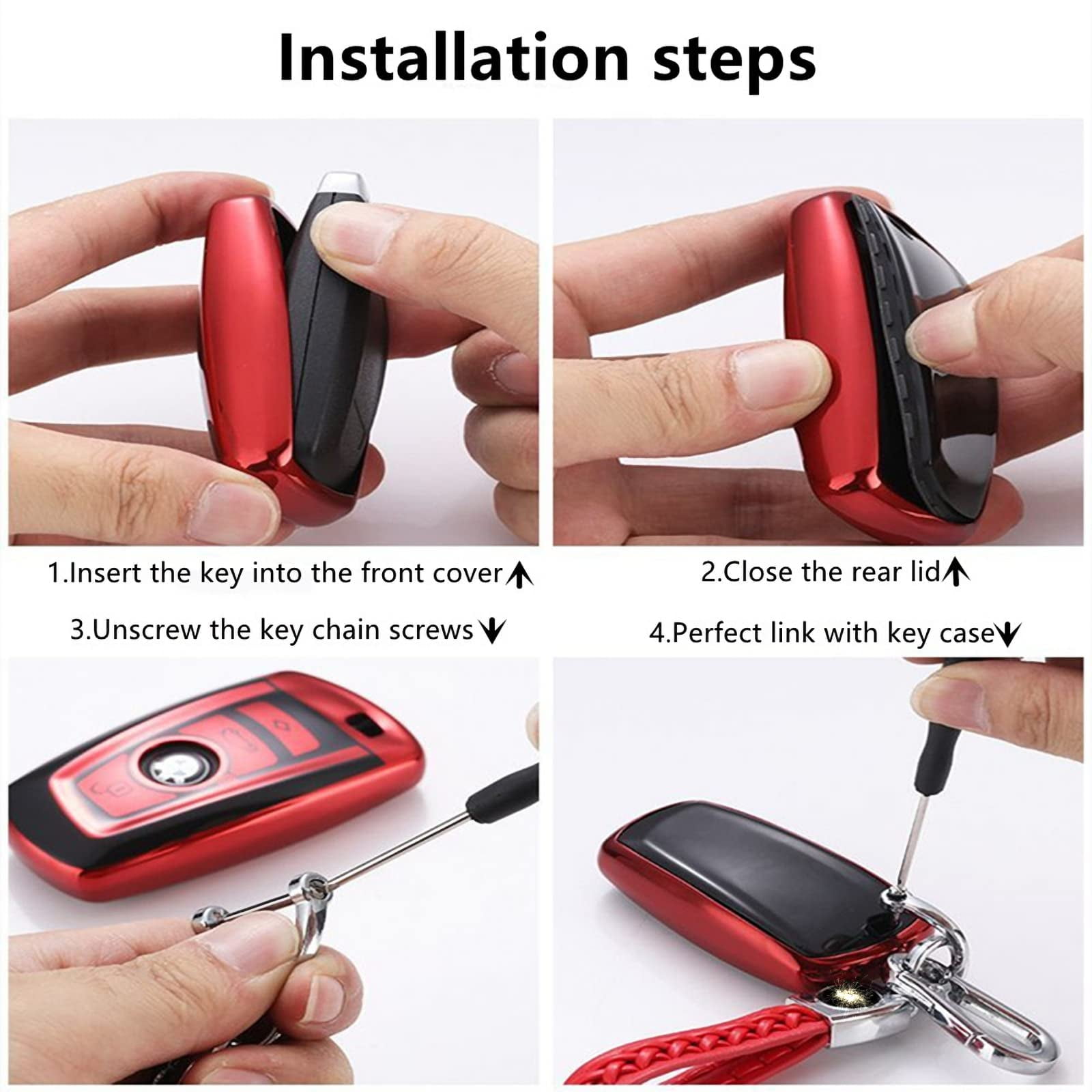Advanced Flexible TPU Protective Shell Case for BMW X1 X3 X4 X5 X6 1 2 4 5 6 7 Series M3 M5 M6 GT3 GT5 G30 F10 F15 F16 F20 Smart Remote Key Fob Cover