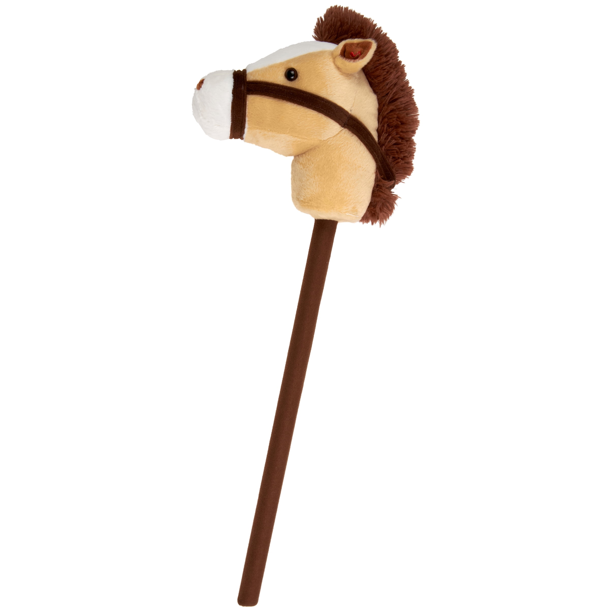 stuffed animal on a stick leash