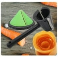 thumbnail image 6 of Carrot Curler and Peeler, Vegetable & Fruit Flower Roller Set, Root Vegetables Fruits Slicer Sharpener Garnishing Tool for Chefs & Home Cooks, 6 of 10