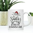 thumbnail image 2 of Koyal Wholesale Santa Claus Ceramic Coffee Mug, Santa's Favorite Genetic Counselor, 2 of 5