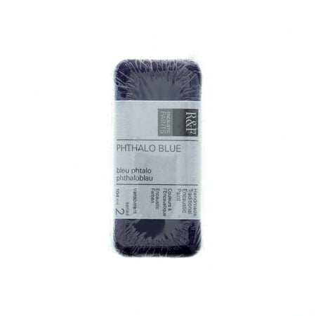 UPC: 0836943001220 | R&F Handmade Paints Encaustic Paint Cake  104ml  Pthalo Blue