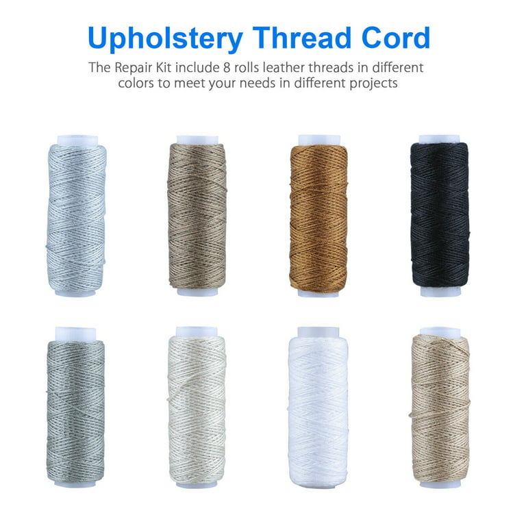 Upholstery Repair Kit 29-pack, Leather Craft Tool Kit Leather Hand Sewing  Needles Canvas Thread And Needles Tape Measure Large-eye Stitching Needles  F