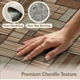 thumbnail image 6 of ODIKA 5'x7' Washable Area Rug Vintage Spotted Block Mosaic Round Farmhouse Patchwork Stripes Refined for Dining Room, Under Table, Home Office, Non-Slip Chair-Friendly, 6 of 7