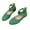 Green, variant on Ladys Single Shoes Suede Surface Elastic Ankle Strap Soft Sole Pointy Toe Flats Bottom Ballet Rear Ankle Zipper Shoes New Large Size Shallow Mouth Elastic Flat Shoes Red