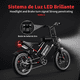 thumbnail image 5 of Bicicleta Eléctrica para Adultos AMYET S8, Doble Motor 2000W, Batería 48V 25Ah, Negro, 5 of 9