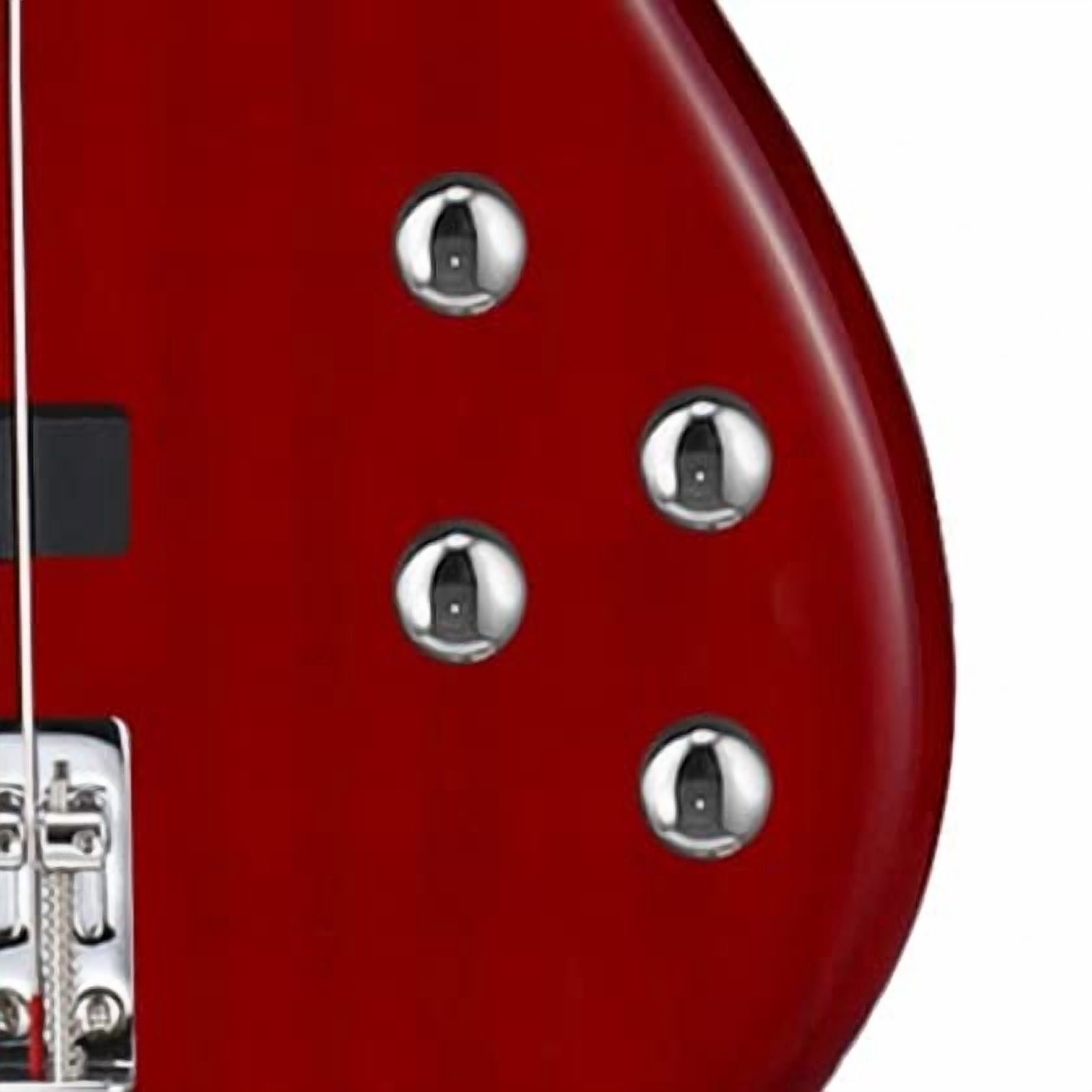 Cort Guitars  Action 5 String Bass Guitar, Trans Red