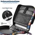 thumbnail image 4 of FORMRS Zipper Binder with Shoulder Strap 2-inch Ring 500 Sheet Capacity File Bag, Blue Jam, 4 of 5