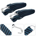 thumbnail image 4 of 2pcs Bike Luggage Bungee Strap Adjustable Elastic Bungee Cord Straps with Hooks, 4 of 9