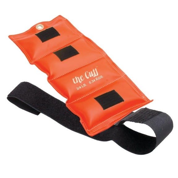 Deluxe Cuff weight, 3/4 pound, orange