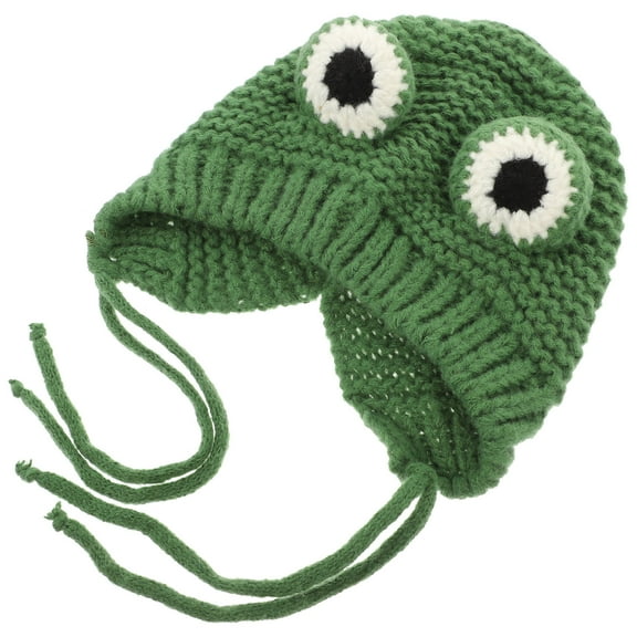 HEMOTON 1pc Winter Baby Animal Design Knitted Hat Creative Baby Thicken Knit Hat