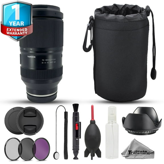 Tamron 70-180mm f/2.8 Di III VC VXD G2 Lens - 10pc Advanced Bundle 1 Yr Warranty