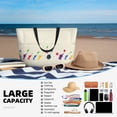 thumbnail image 4 of Lsque Pikmin Beach Travel Bag - Water-Resistant, Large Capacity Lightweight Tote with 7 Pockets for Women and Men - Perfect for Beach, Pool, Gym, and Travel, 4 of 6
