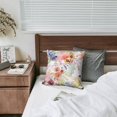 thumbnail image 6 of Seasonal Elegance: Spring Flower Pillow Covers 18x18inch - Cream Wild Floral Decorative Cushions for Couch, Sofa & Outdoor Decor, Farmhouse Style, Set of 2, 6 of 7