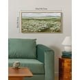 thumbnail image 5 of Drsoum Vintage Wall Art Rustic Meadow Sea of Wildflower Field Landscape Painting Retro Floral Scenery Farmhouse Kitchen Living Room Decor 8x16in Natural Framed, 5 of 8
