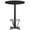 Black, variant on Flash Furniture 30'' Round Mahogany Laminate Table Top with 22'' x 22'' Bar Height Table Base and Foot Ring