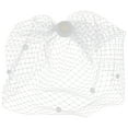 thumbnail image 1 of KAKOWELY Velo de jaula de pájaros para novia, velo de malla para el rostro, accesorio para el cabello de boda, 1 of 5