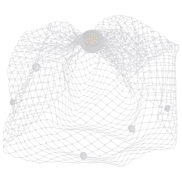 KAKOWELY Velo de jaula de pájaros para novia, velo de malla para el rostro, accesorio para el cabello de boda
