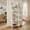 White, variant on Resenkos Bookshelf,Shelf, Open Bookcase Book Shelf,Storage Shelf Unit Plant Stand, 5-Tier Wall-leaning Ladder Shelf Display Rack for Plants and Books-Black