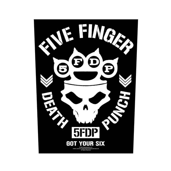 Five Finger Death Punch Got Your Six Back Patch