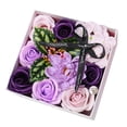 thumbnail image 1 of Juego de caja de flores artificiales para boda, dama de honor, ramos de novia, centros de mesa, decoración del hogar, regalo, 1 of 5