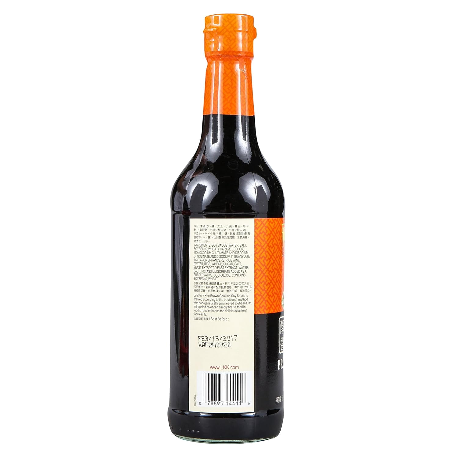 (Pack Of 12) Lee Kum Kee Sauce Soy Cooking Brown 16.9 Fo