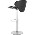 thumbnail image 3 of SAFAVIEH Shambi 37.8" Bicast Leather Barstool, Black, 3 of 4