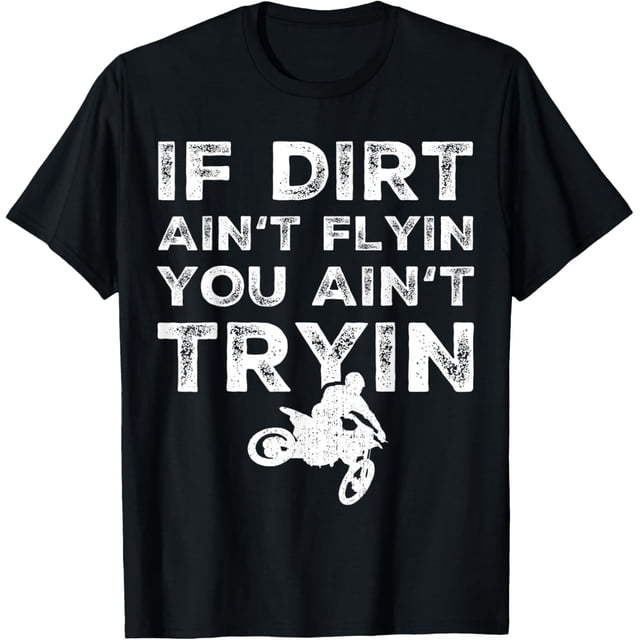 Funny Dirt Bike Riding Motocross Rider Camiseta