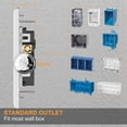 thumbnail image 7 of 4Pack Illuminated Tamper Resistant White Wall Outlet-Touch Control,Automatic On/Off LED Night Light,GuideLight for Decora Duplex Receptacle-15A,125V with Electrical Outlet Cover Plate, 7 of 7