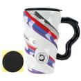 thumbnail image 2 of Taza de café de cerámica taza de originalidad taza de oficina de gran capacidad con tapa taza para el hogar café vino té bebida para el hogar escuela cafetería ANGGREK Otros, 2 of 8