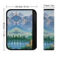 thumbnail image 3 of WERPE Mountain Lake Trees Funny Universal Seat Belt Cushions for Car Ideal for Car Interior Accessories 1Pcs, 3 of 5
