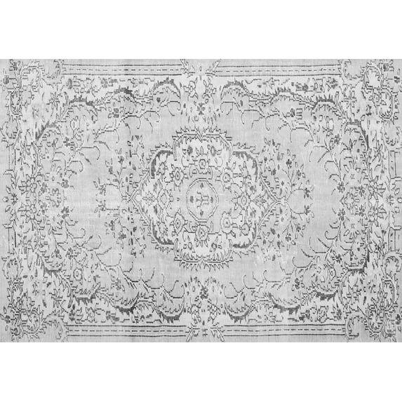 Ahgly Company Indoor Rectangle Persian Gray Traditional Area Rugs, 2' x 3'