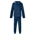 thumbnail image 5 of Fewfanhot Sweatsuits for Men Pajamas Set Warm & Soft Fleece Pj's Sets for Men with Fluffy Hoodie Loungewear with Pockets, 5 of 7