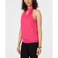 thumbnail image 1 of Bar III  Womens New  Mock Neck Keyhole (Pink, XL), 1 of 2